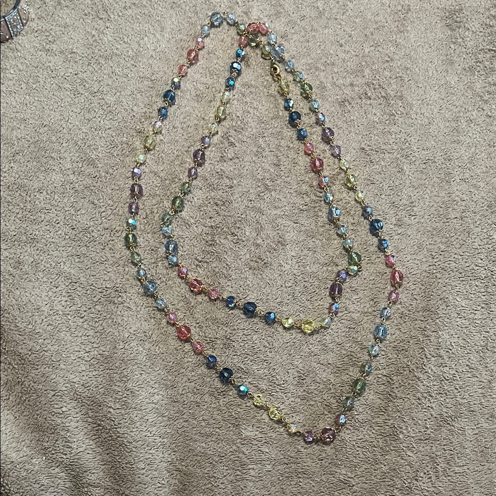 Joan Rivers Pastel Beaded Necklace